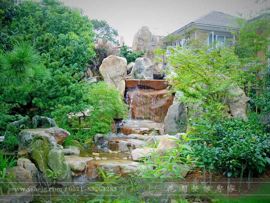 桂花城庭院假山景觀施工｜私家庭院花園景觀綠化｜別墅花園景觀設(shè)計